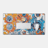 V-Pulse 2 Desk Mat (Keyboard & Muis)