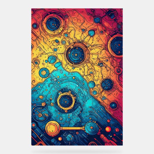 V-Pulse 7 Acryl Teken Acryl Bord (Voorkant)