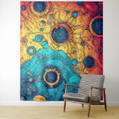 V-Pulse 7 wandtapijt Wandkleed (In situ)