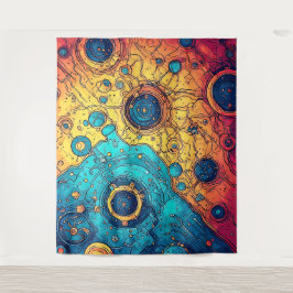 V-Pulse 7 wandtapijt Wandkleed