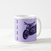 V-rij speciale Paarse koffie Mok (Voorkant rechts)