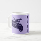 V-rij speciale Paarse koffie Mok (Voorkant links)