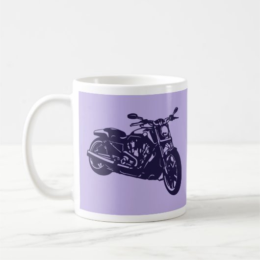 V-rij speciale Paarse koffie Mok (Links)