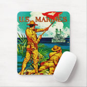 V.S. Marines ~ Signal Flag Muismat (Met muis)