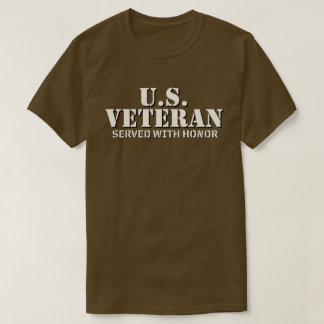 V.S. Veteraan met Eervolle Ontslag Gediend T-shirt