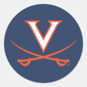 V Sabel Ronde Sticker (Voorkant)