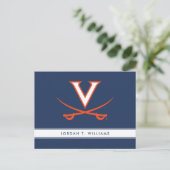 V Sabel Uitnodiging Briefkaart (Staand voorkant)
