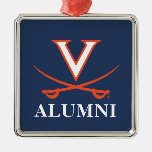 V Saber Alumni Metalen Ornament (Voorkant)
