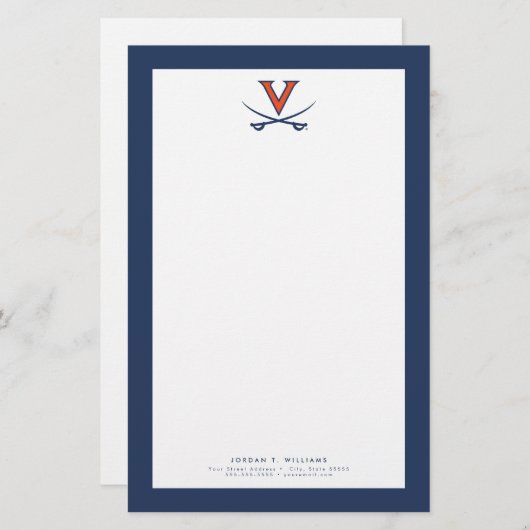 V Saber Briefpapier (Voorkant / Achterkant)
