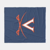 V Saber Fleece Deken (Voorkant (Horizontaal))