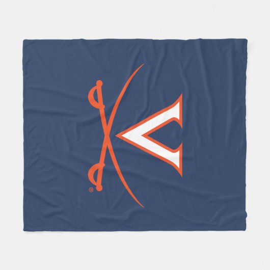 V Saber Fleece Deken (Voorkant (Horizontaal))