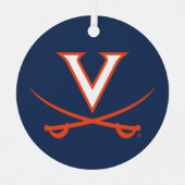 V Saber Metalen Ornament (Voorkant)