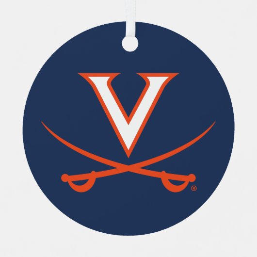 V Saber Metalen Ornament (Voorkant)