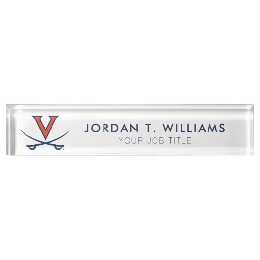 V Saber Naambordje (Voorkant)