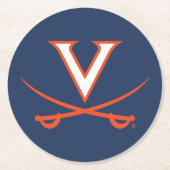 V Saber Ronde Kartonnen Onderzetter (Voorkant)
