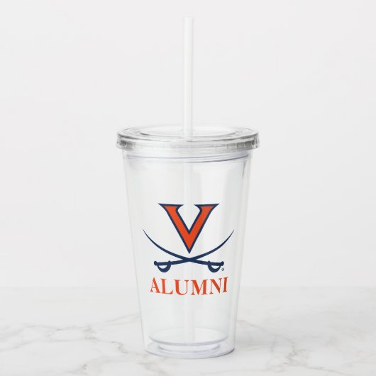 V Sabre Alumni Acryl Drinkbeker (Voorkant)