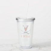 V Sabre Alumni Acryl Drinkbeker (Achterkant)