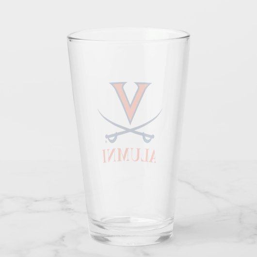 V Sabre Alumni Glas (Achterkant)