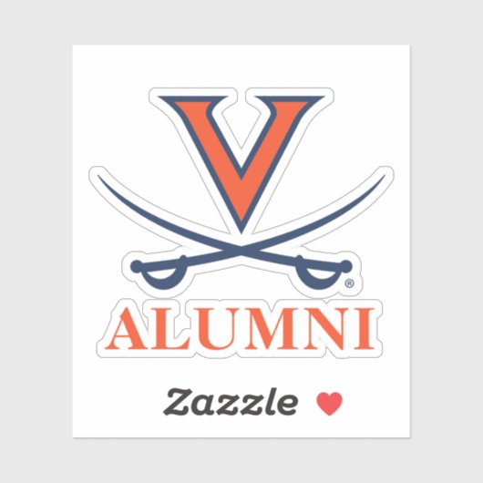 V Sabre Alumni Sticker (Vel)