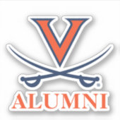 V Sabre Alumni Sticker (Voorkant)