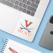 V Sabre Alumni Sticker (Laptop met iPhone)