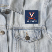 V Sabre Alumni Vierkante Button 5,1 Cm (In situ)