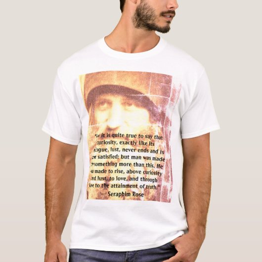 V. Seraphim Roos "Het verwezenlijken van de Waarhe T-shirt (Voorkant)