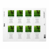V Square Foto - Lente in het Bos Etiket (Full Sheet)
