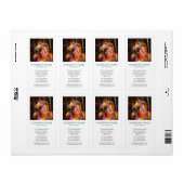V Square Photo - Merry-go-round Horses Etiket (Full Sheet)