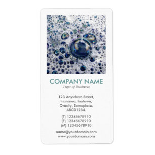 V Square Photo - Soap Suds Etiket