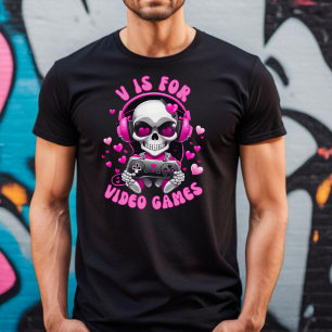 V staat voor Video Games Anti-Valentijnsshirt T-shirt
