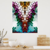 V-Stapelpiramide Poster (Keuken)