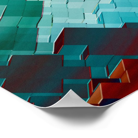 V-Stapelpiramide Poster (Hoek)