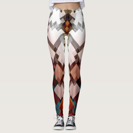 V-Stapelpiramide ZM1 Leggings (Voorkant)