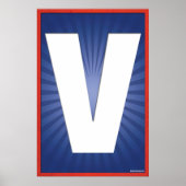 V STEMMING POSTER (Voorkant)