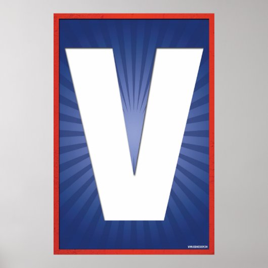 V STEMMING POSTER (Voorkant)