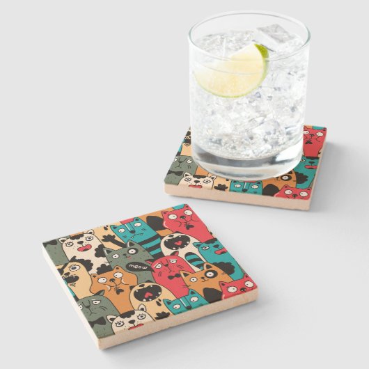 v stenen onderzetter (Zijkant)