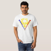 V-stijl Filipijnse vlag shirt (Voorkant volledig)