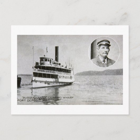 V. Susquehanna, Port Deposito, Maryland Briefkaart (Voorkant)