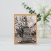 V. Theobold Mathew Monument, Dublin, Ierland Briefkaart (Staand voorkant)