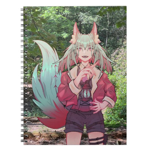 V Tuber, VTuber, Anime Forrest Notitieboek (Voorkant)