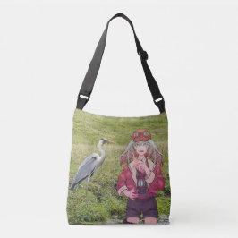 V Tuber, VTuber Anime. Reiger Heron Crossbody Tas