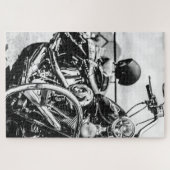 V-Twin American Made Harley Biker Legpuzzel (Horizontaal)