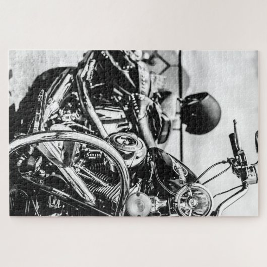 V-Twin American Made Harley Biker Legpuzzel (Horizontaal)