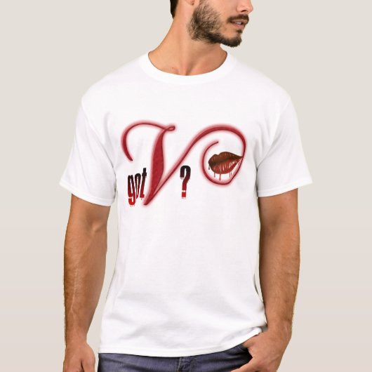 V - Vampire bloed T-shirt (Voorkant)