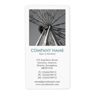 V Vierkant Foto - Bouwen aan het grote wiel Etiket