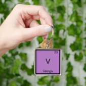 V - Vikingen Grappig Element Chemie Symbool T-Shir Sleutelhanger (Hand)