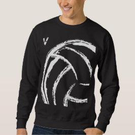 V Volleyball (voor- en achterzijde) - Sweatshirt