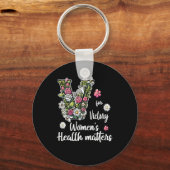V voor de overwinning; de gezondheid van vrouwen sleutelhanger (Voorkant)