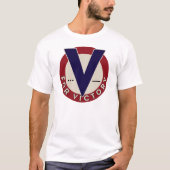 V voor overwinning! - WW2 T-shirt (Voorkant)